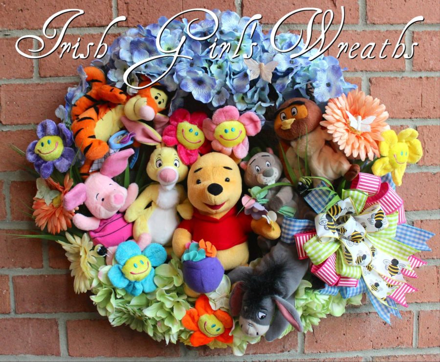 Winnie the Pooh and Friends Nursery Wreath