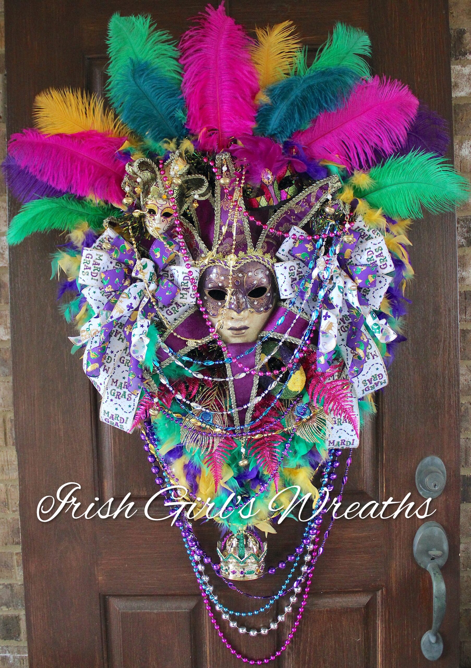 Mardi Gras Masquerade Purple Feather Headpiece Carnival Cosplay Dress Up -   Finland