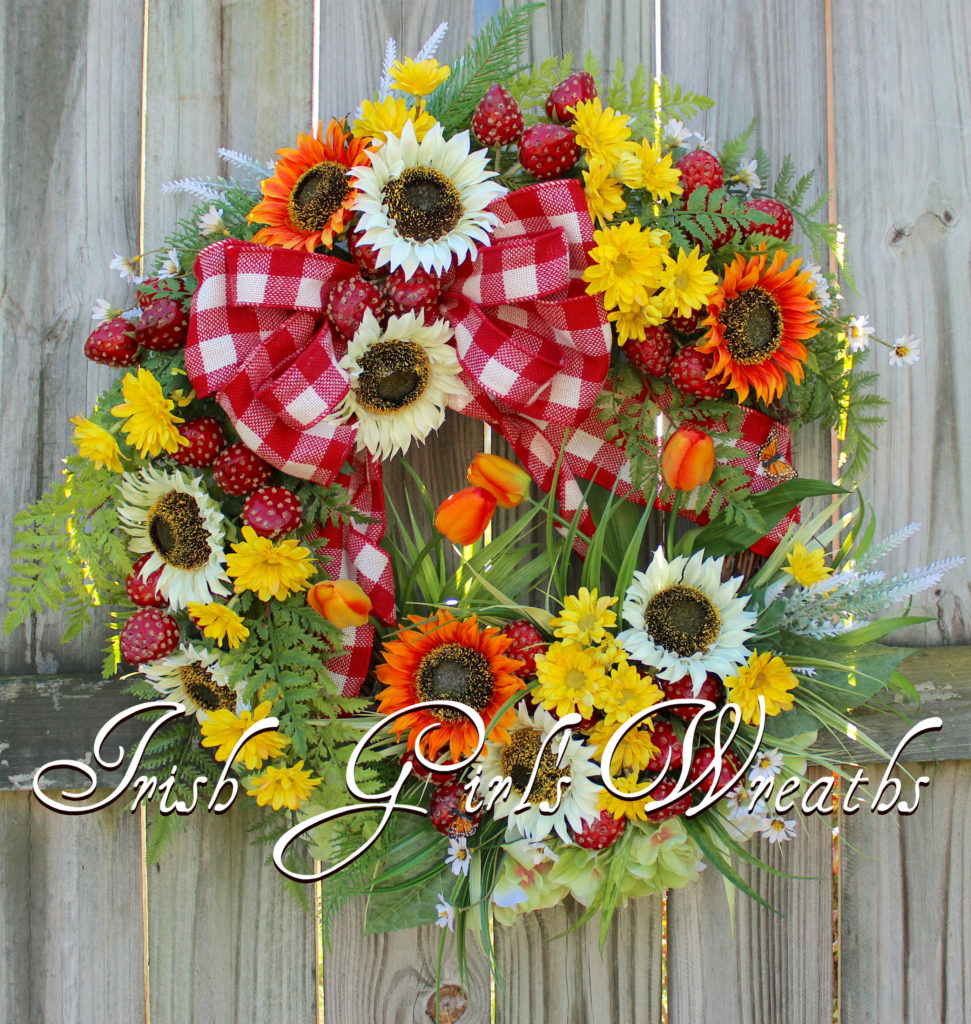 Irish Girl's Wreaths | Top Quality Handmade Artisan Floral Wreaths for ...
