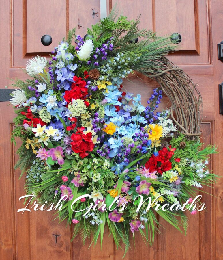 Irish Girl's Wreaths | Top Quality Handmade Artisan Floral Wreaths for ...