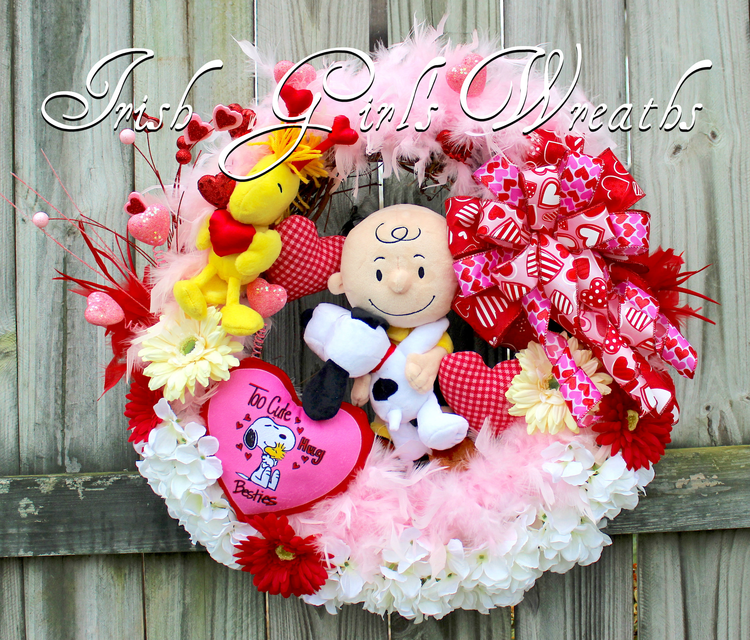 Winnie the Pooh and Friends Be My Hunny Valentines Day Wreath