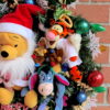 Santa Winnie Pooh & Friends Christmas Wreath with lights, Angel Tigger, Elf Piglet, Reindeer Eeyore - Image 3