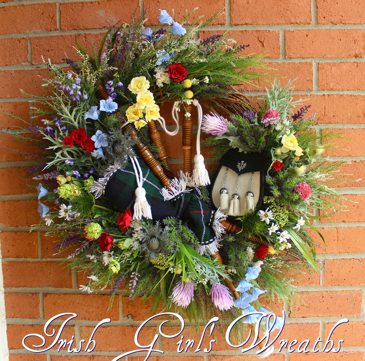 Irish Girl's Wreaths | Top Quality Handmade Artisan Floral Wreaths for
