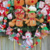 GingerBread Family Christmas Wreath, Peppermint Candy Sweet Treats Merry Christmas Wreath - Image 6