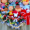 Deluxe Charlie Brown Christmas Wreath, Pre-lit Peanuts Gang Christmas Wreath, Shepherd Linus, Sally, Snoopy, Peppermint Patty - Image 3