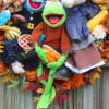 Kermit the Frog Gonzo and Miss Piggy Muppets Thanksgiving Wreath - Image 2