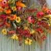 Extra Large Lush Fall Meadow Wreath, Autumn on the Moors Rustic Fall Wreath - Image 4