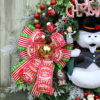 MADE TO ORDER Sam the Snowman & Rudolph Reindeer Misfit Christmas Wreath, Peppermint, Santa Claus, Hermie the Dentist Elf, Misfit Toys, Spotted Elephant - Image 3