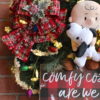 Charlie Brown and Snoopy Cozy Christmas Wreath, Peanuts Christmas Wreath, Pre-lit LED warm white snowflake lights - Image 4