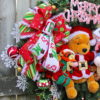 Santa Winnie Pooh and Friends Merry Christmas Wreath, Angel Piglet, Xmas Tigger, Peppermint Merry Christmas, Reindeer Eeyore - Image 3