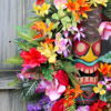 MADE TO ORDER Deluxe Hawaiian Tropical Tiki Wreath, Summer Island Luau Wreath, Tropical Wreath, Summer Wreath, Spring Wreath - Image 5