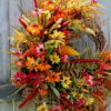 Extra Large Lush Fall Meadow Wreath, Autumn on the Moors Rustic Fall Wreath - Image 5