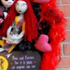 MADE TO ORDER Nightmare Before Christmas Valentines Wreath, Jack Skellington and Sally Valentine Wreath - Image 5