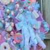 Deluxe Pastel Sweet Treat Candy Christmas Wreath - Image 4