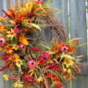 Extra Large Lush Fall Meadow Wreath, Autumn on the Moors Rustic Fall Wreath - Image 6