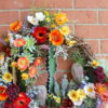 Deluxe Southwest Desert Super Bloom Wreath #6, Large Southwestern Succulent Poppy Cactus Blooming Desert Summer Wreath - Image 5